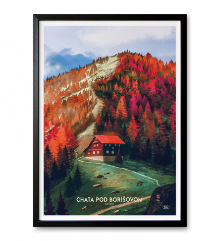 Poster Chata pod Borišovom Obrázok pre Poster Chata pod Borišovom